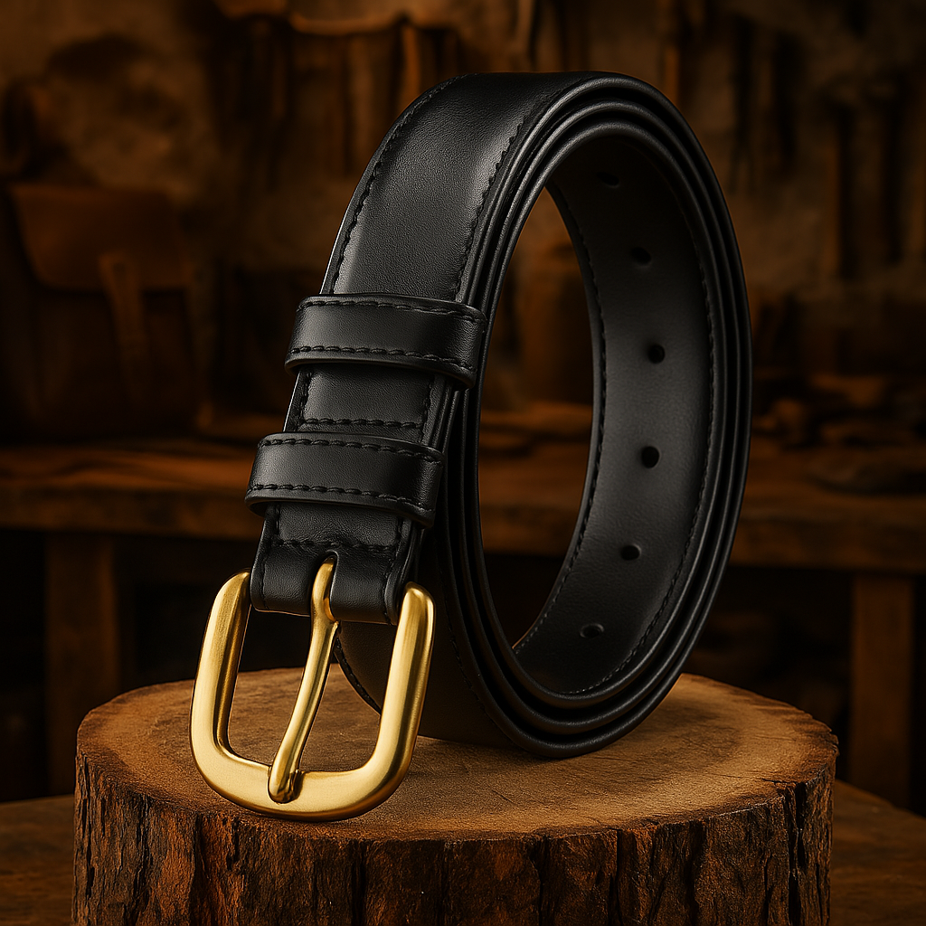 Kenneth - Casual Double Loop Needle Buckle Belt