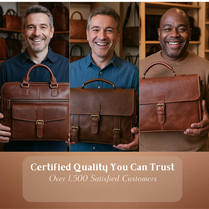 Robert - Compact Leather Crossbody Bag for Travel and Daily Use