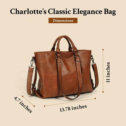 Charlotte’s Classic Elegance | Vintage Tote Bag (BUY 1 GET 1 FREE)