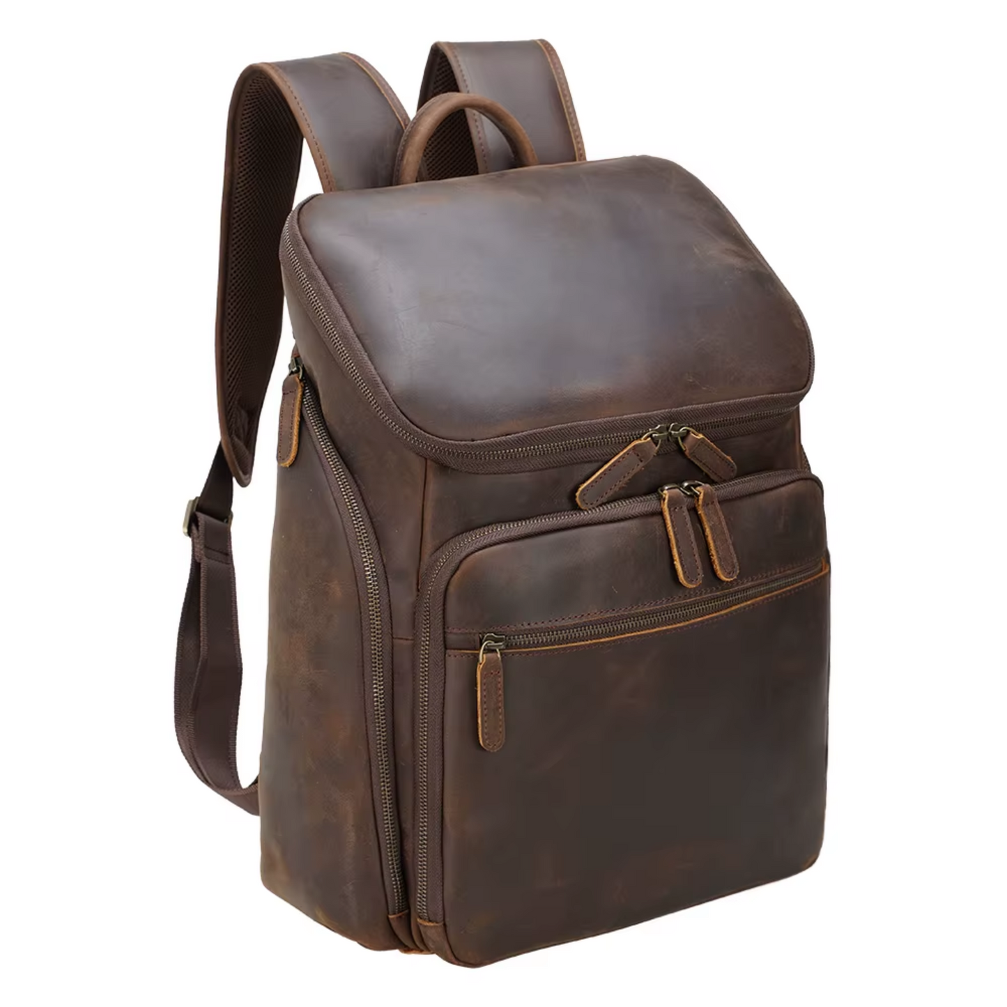 Nicholas - Men’s Vintage Leather Laptop Backpack