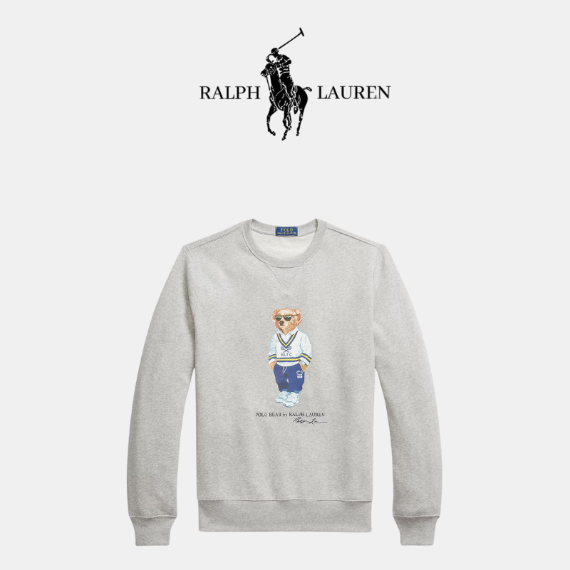 Classic R&L Fleece Sweatshirt with Front Print