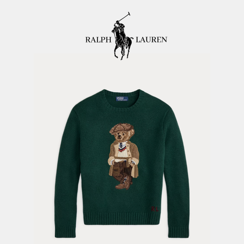 R&L Knit Sweater with Front Motif