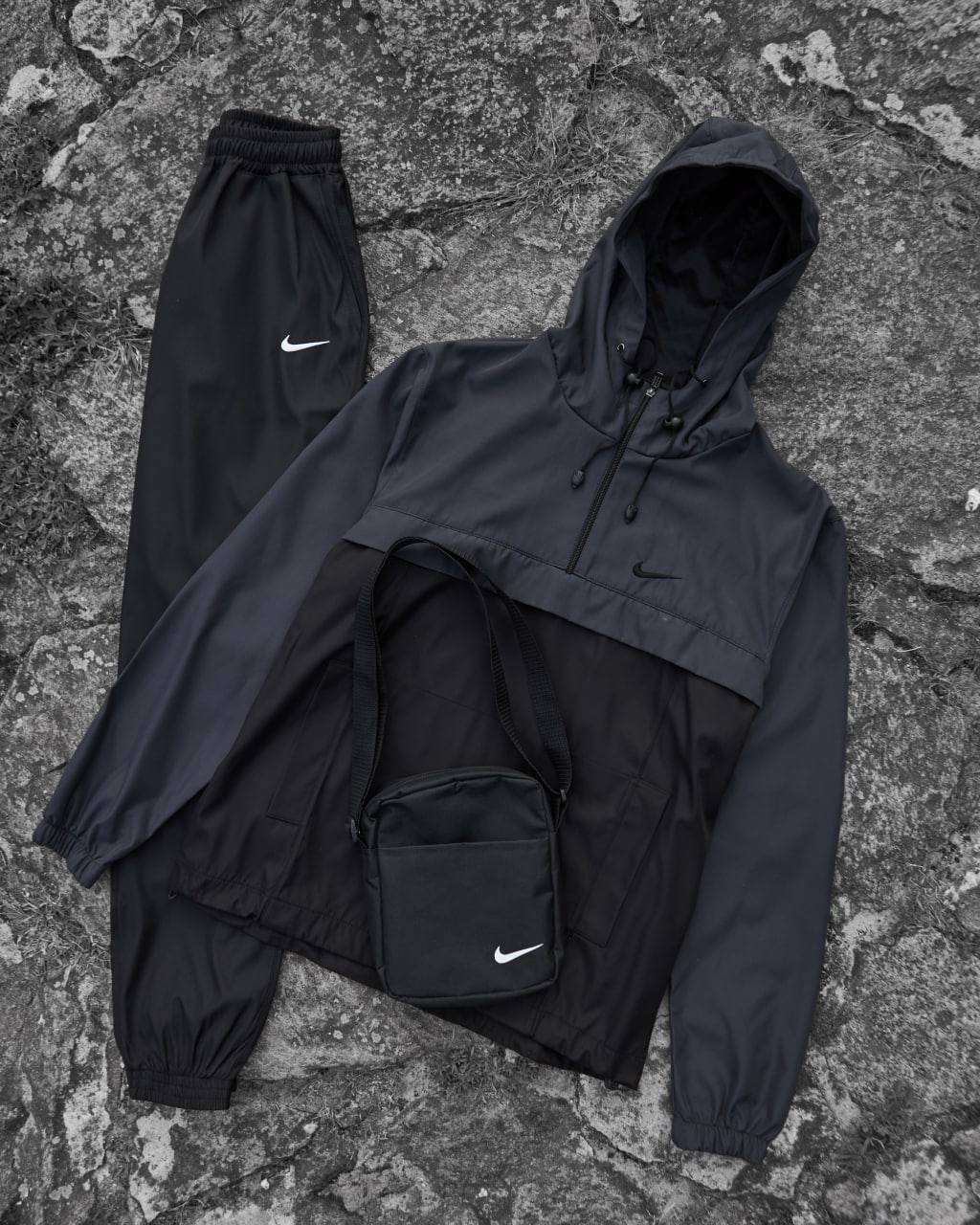 Men’s Windbreaker Tracksuit with Crossbody Bag