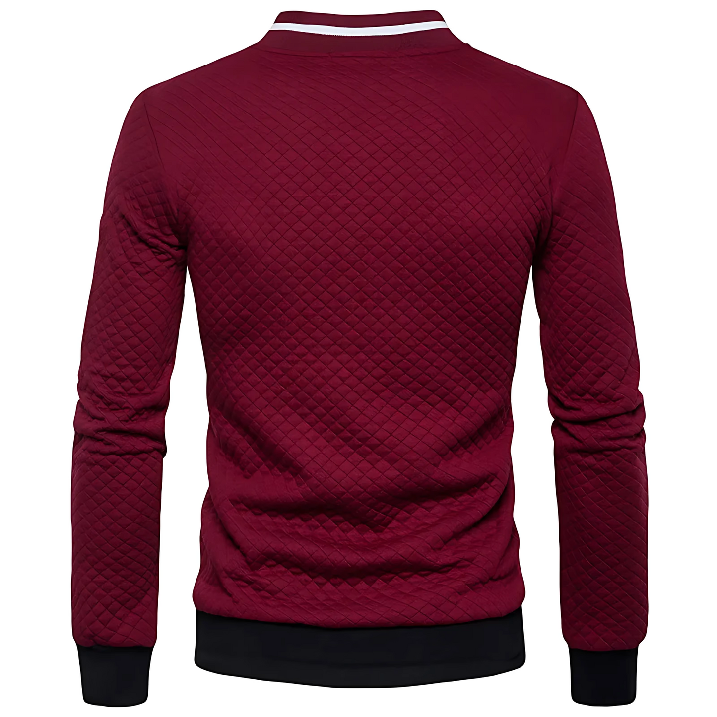 Men’s Modern Quilted Zip-Up Bomber Jacket