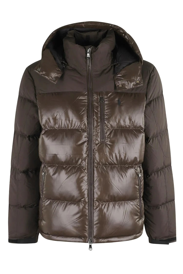 RL Axton Gloss Padded Bomber Jacket