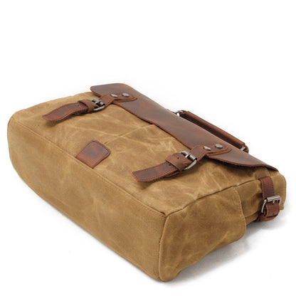 Alexander - Vintage-Style Canvas Crossbody Messenger Bag