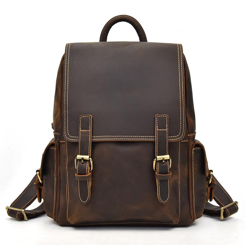 Nathan - Water-Resistant Leather Rucksack