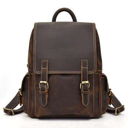 Nathan - Water-Resistant Leather Rucksack