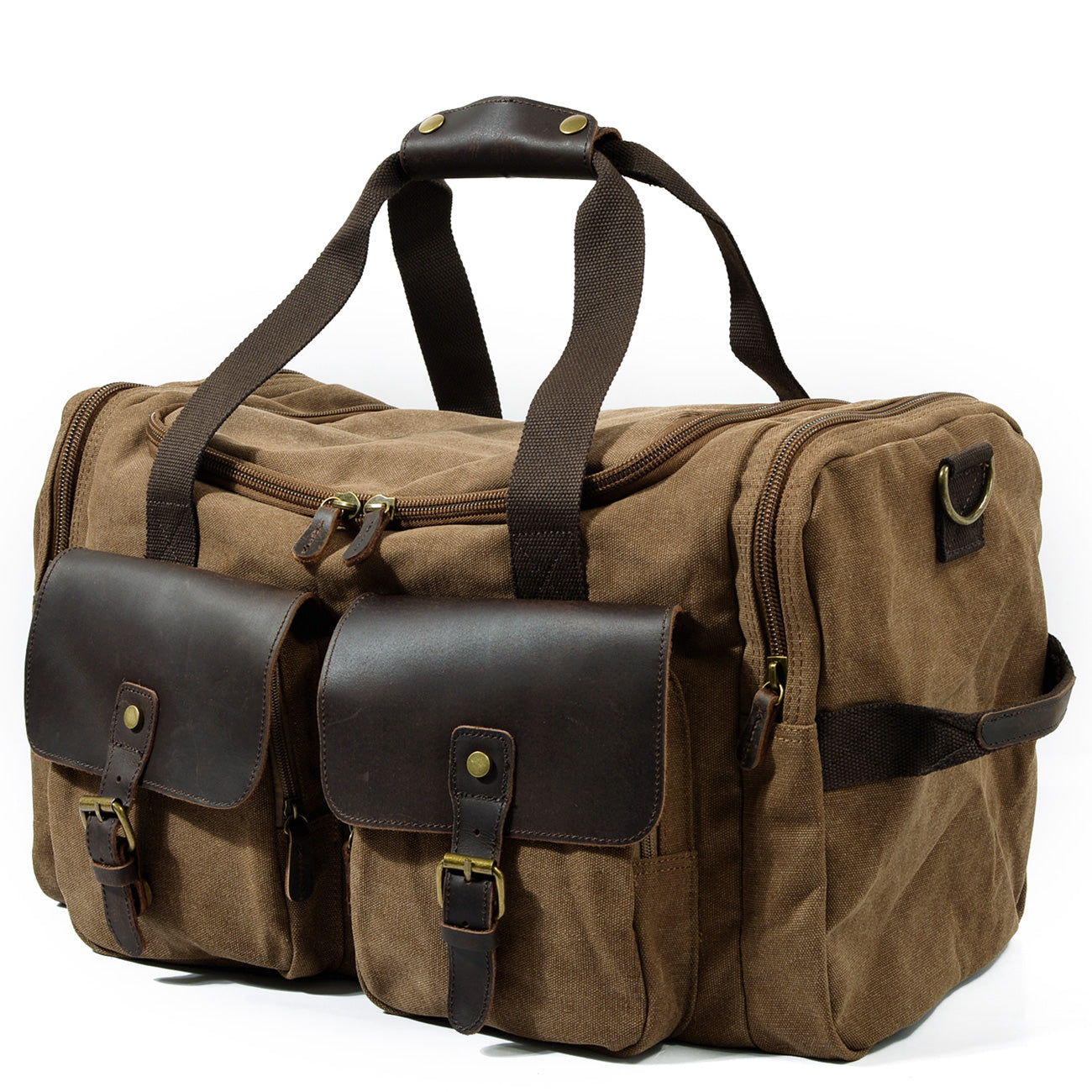 David - Mens Canvas Leather Duffle Bags
