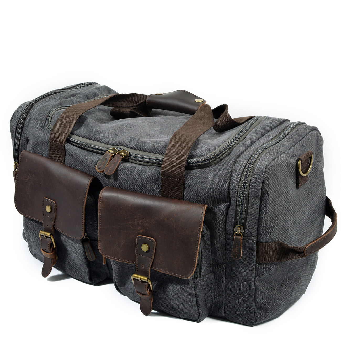 David - Mens Canvas Leather Duffle Bags