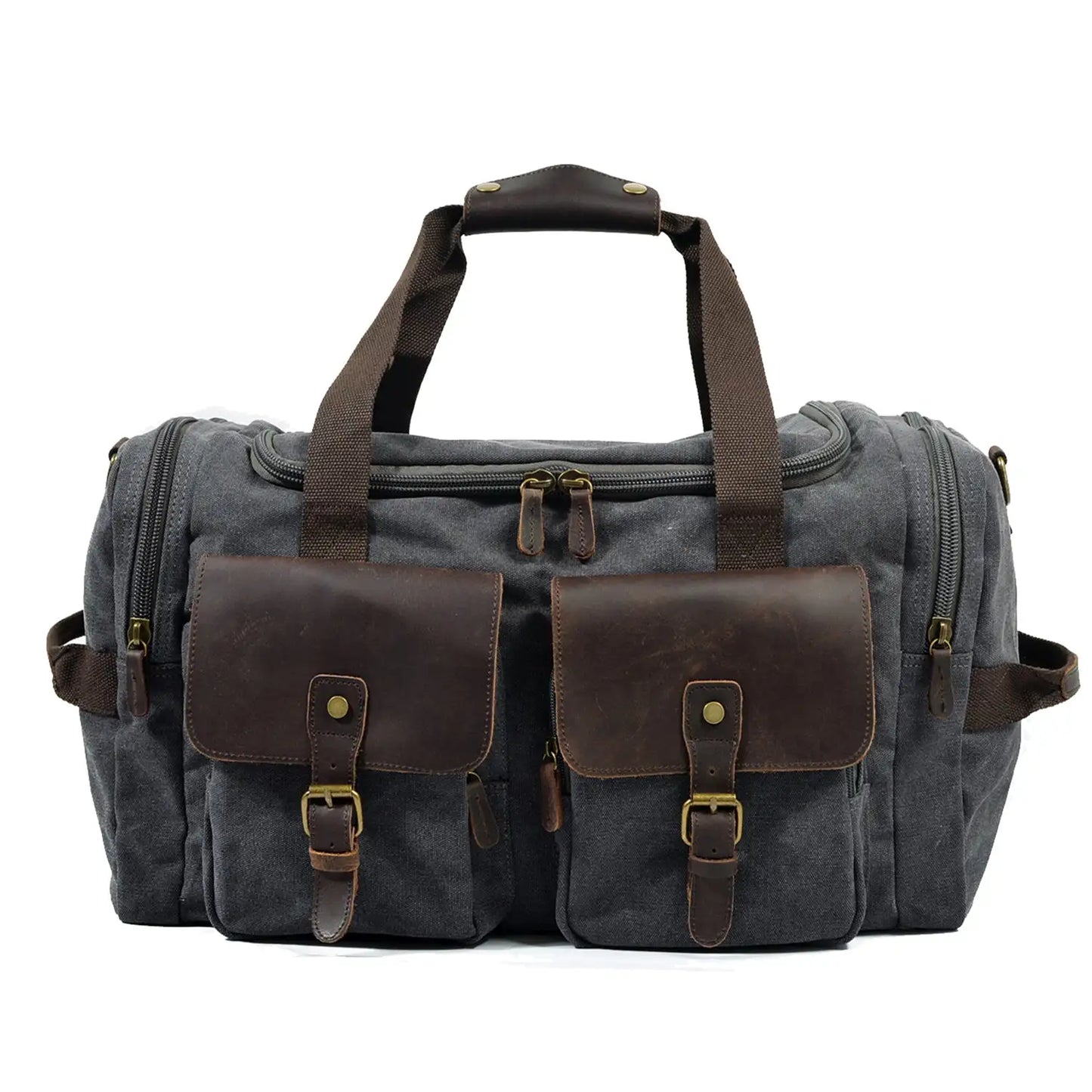 David - Mens Canvas Leather Duffle Bags