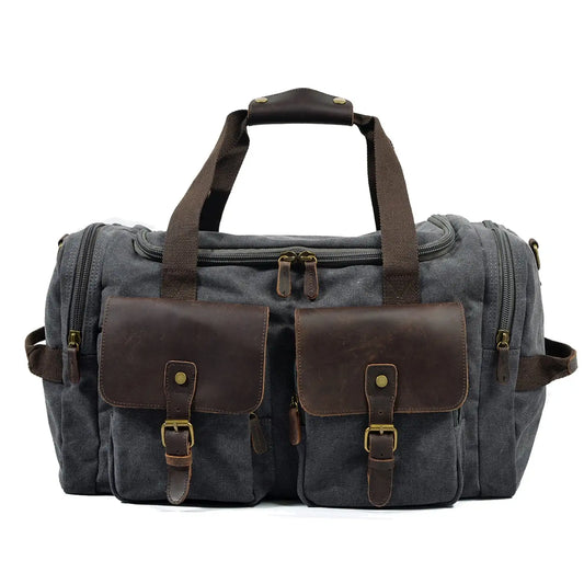 David - Mens Canvas Leather Duffle Bags