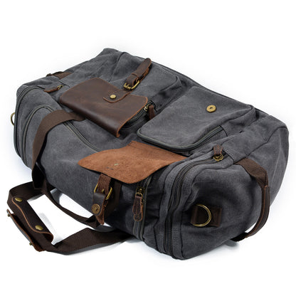 David - Mens Canvas Leather Duffle Bags
