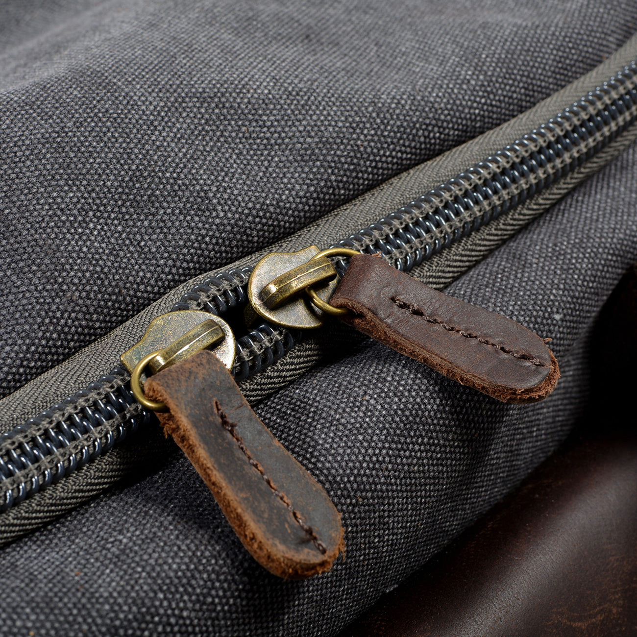 David - Mens Canvas Leather Duffle Bags